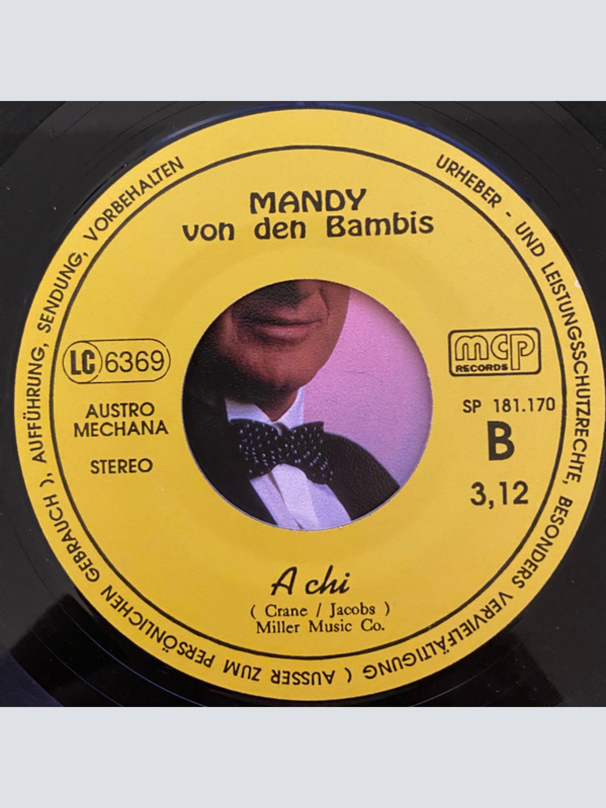 Vinyl / Mandy Von Den Bambis* - Weine Keine Tränen / A Chi