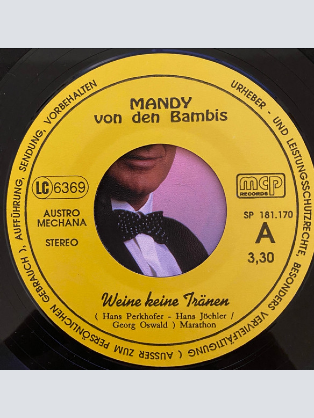 Vinyl / Mandy Von Den Bambis* - Weine Keine Tränen / A Chi