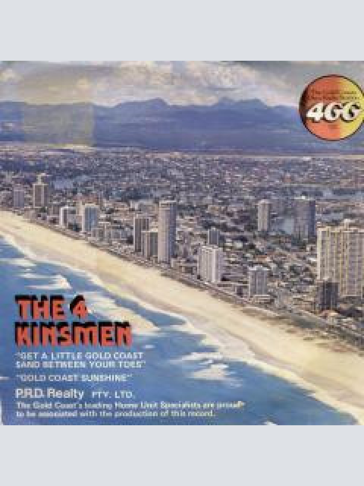 Vinyl / The 4 Kinsmen* - Get A Little Gold Coast Sand Between Your Toes