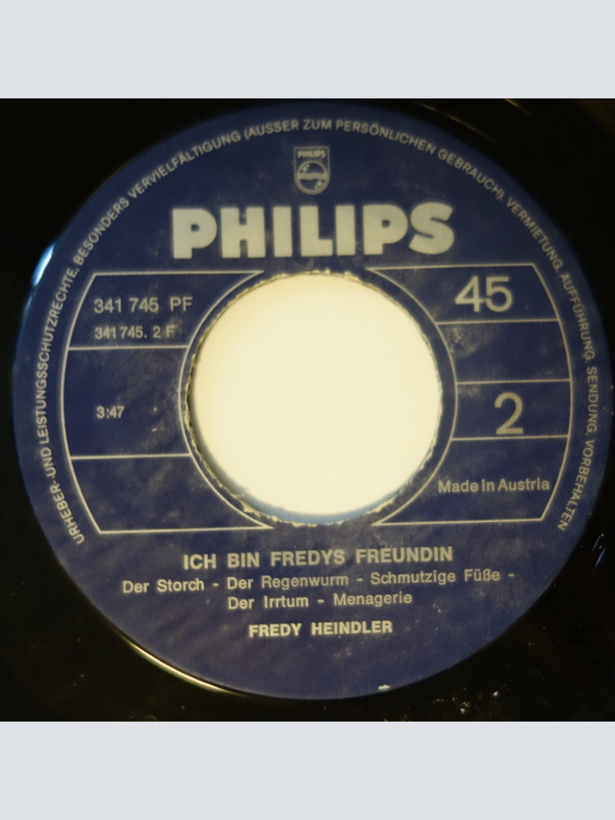 Vinyl / Der Kleine Fredy* - Ich Bin Fredys Freundin
