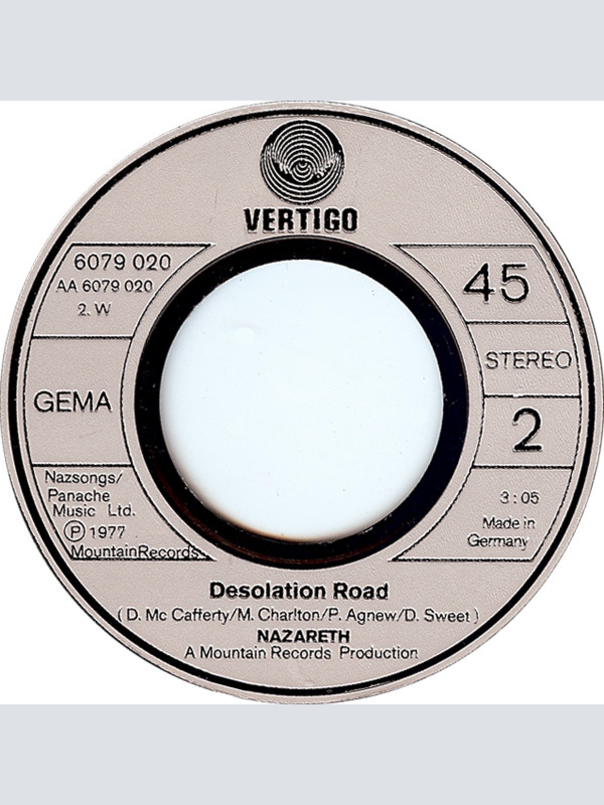 Vinyl / Nazareth (2) - Gone Dead Train