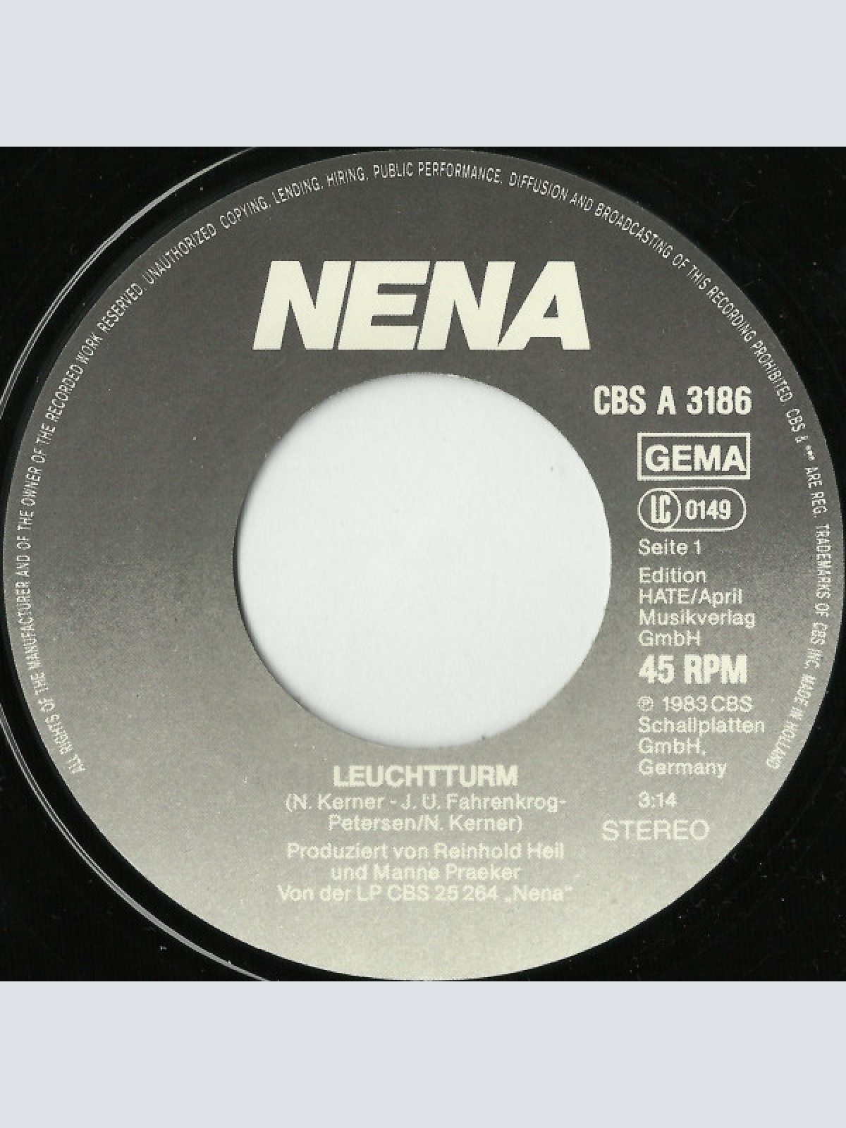 Vinyl / Nena - Leuchtturm / Kino