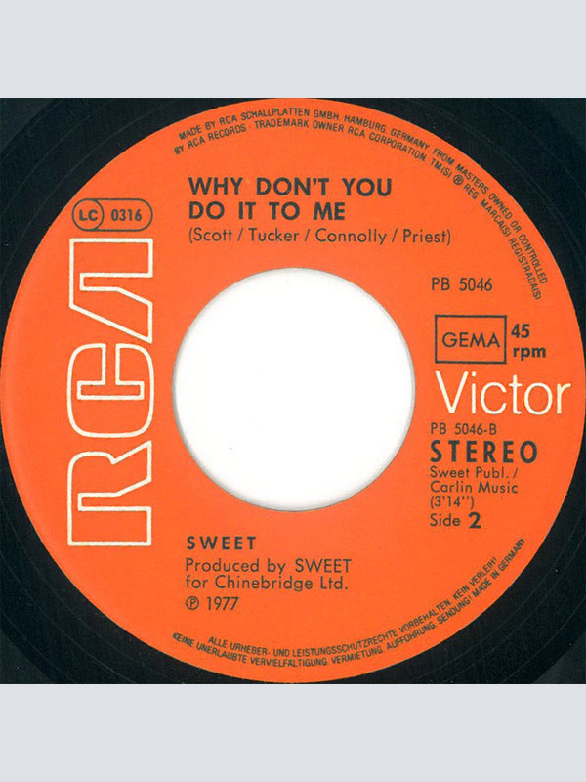 Vinyl / Sweet* - Stairway To The Stars