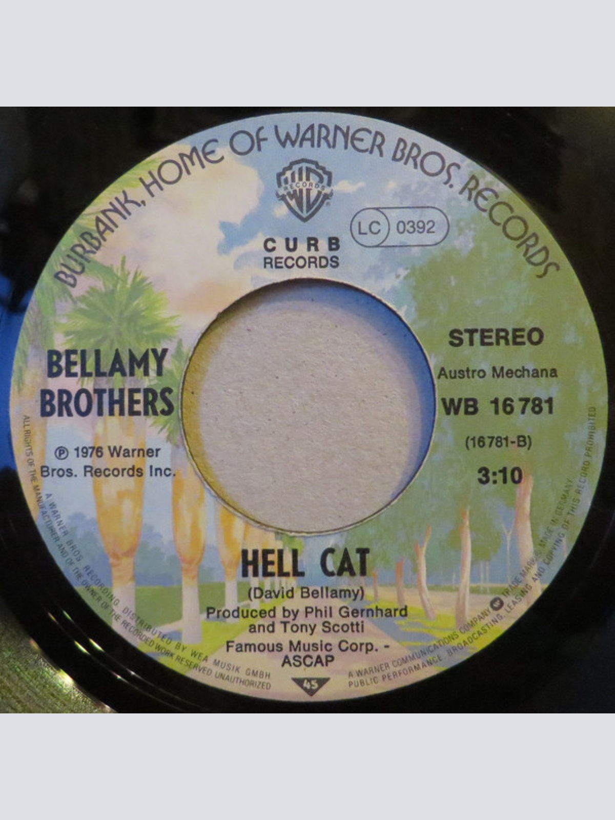 Vinyl / Bellamy Brothers - Satin Sheets / Hell Cat