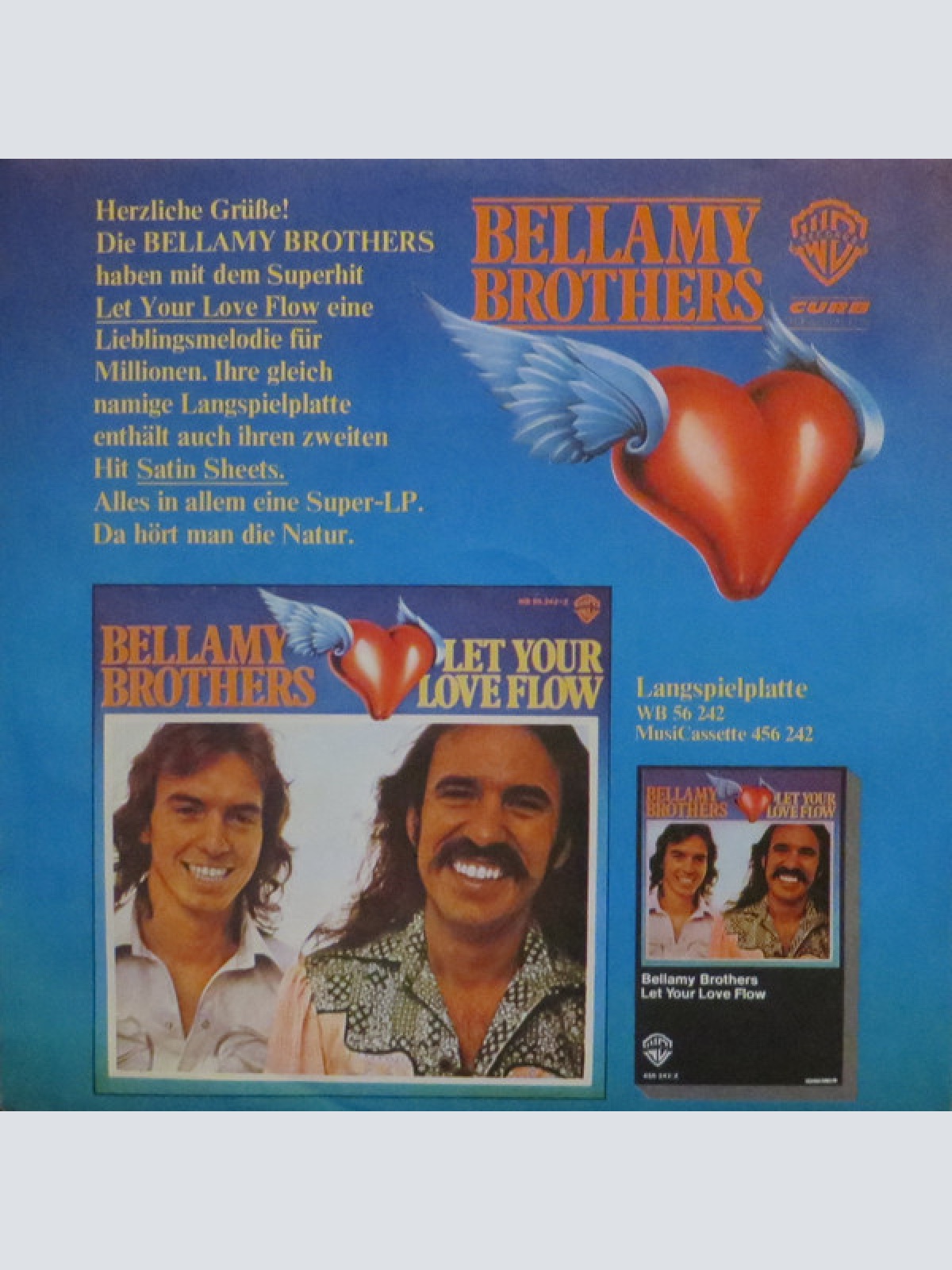 Vinyl / Bellamy Brothers - Satin Sheets / Hell Cat