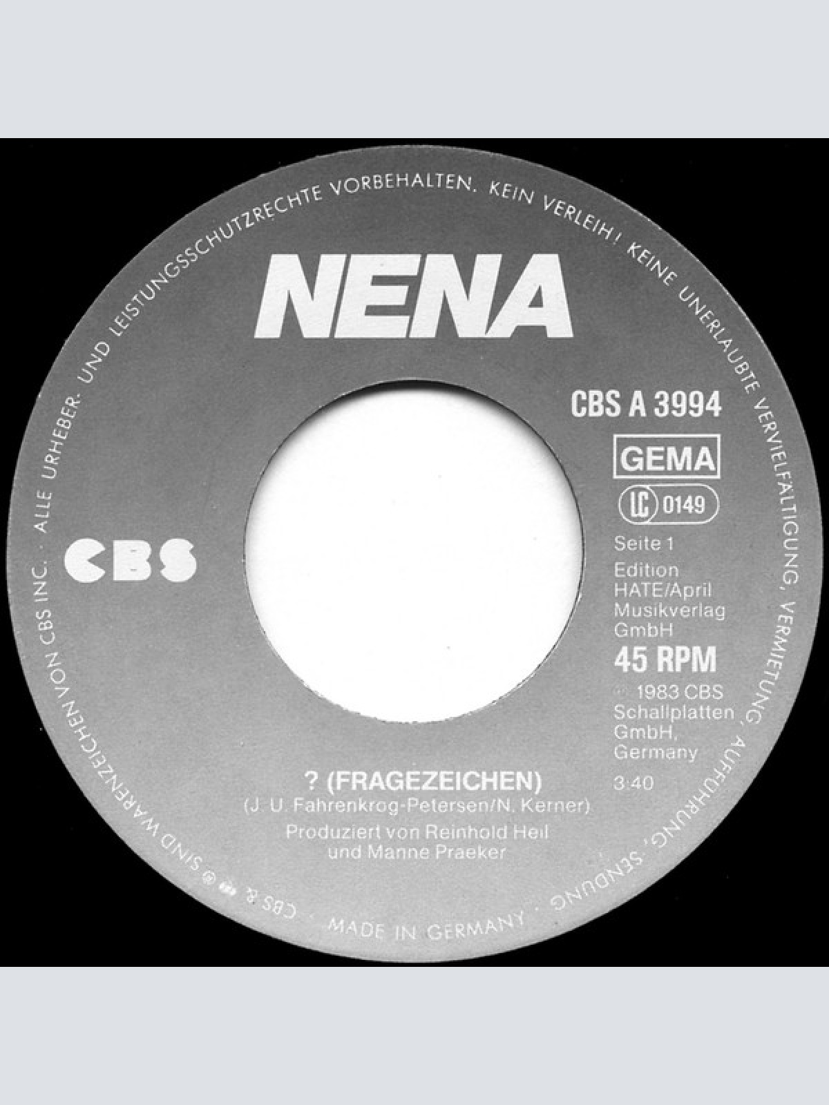 Vinyl / Nena - ?