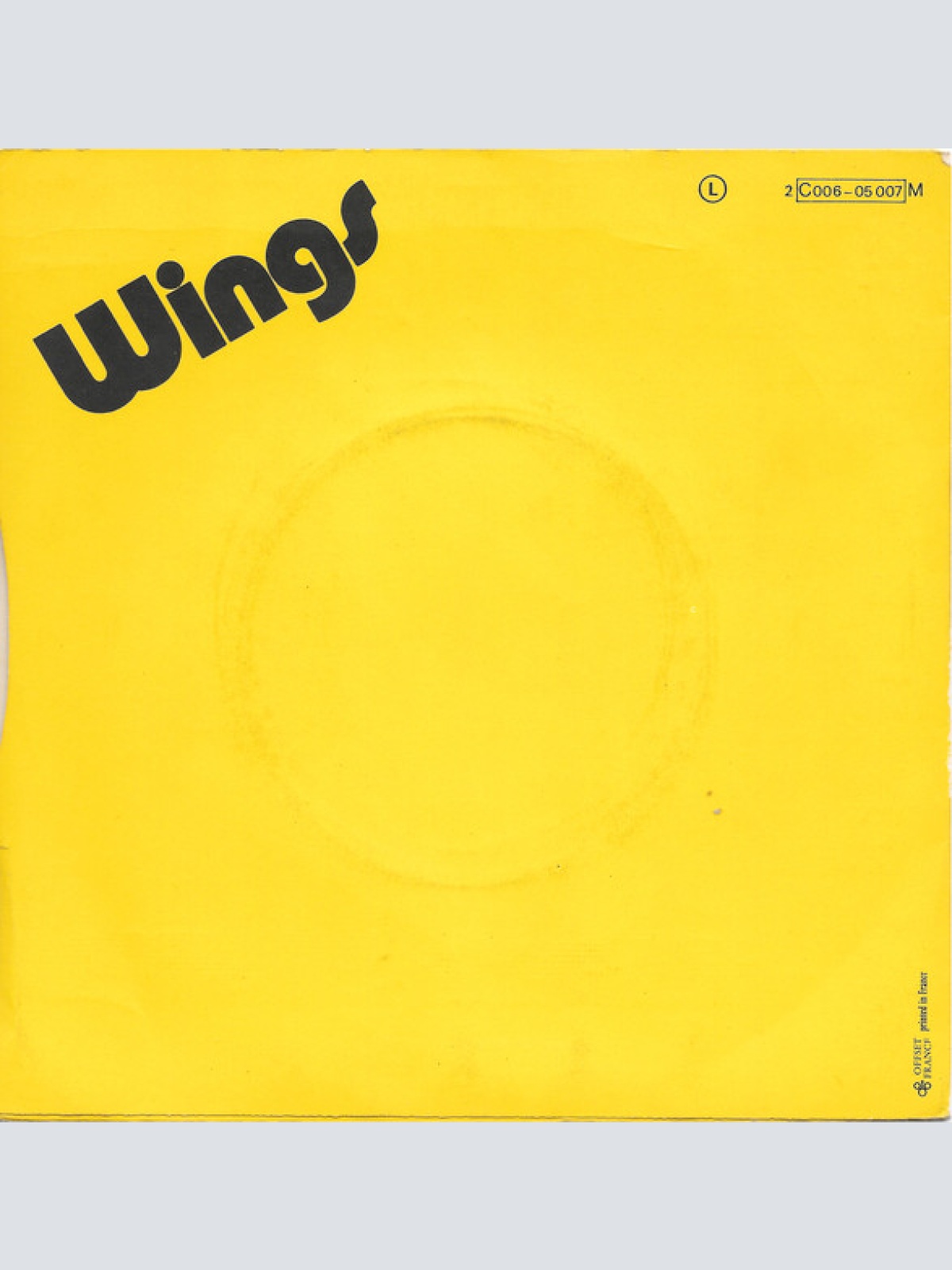 Vinyl / Wings (2) - Give Ireland Back To The Irish