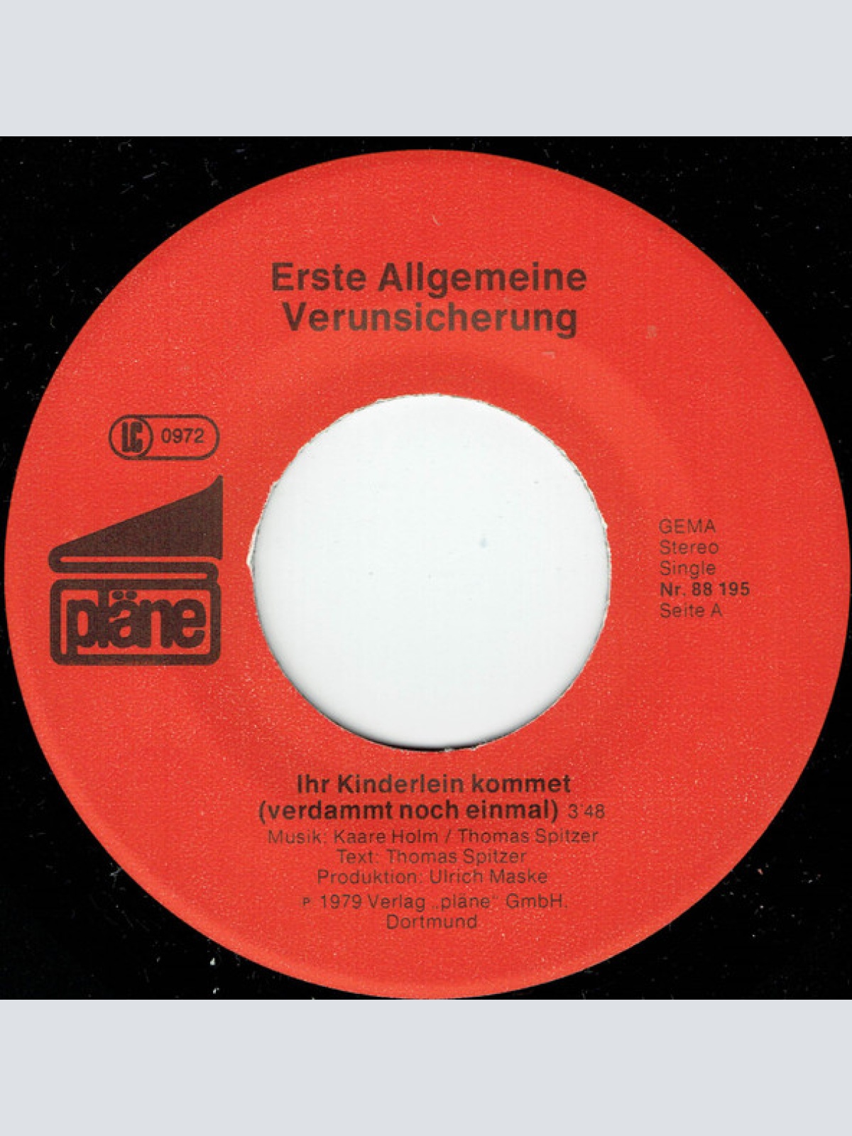 Vinyl / Erste Allgemeine Verunsicherung* - Ihr Kinderlein Kommet (Verdammt Noch Einmal)