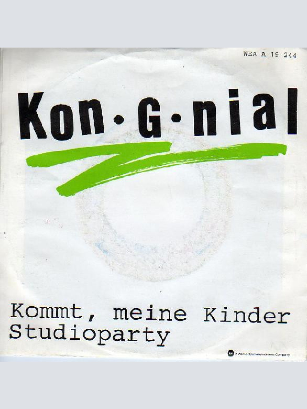 Vinyl / Kon.G.nial - Kommt Meine Kinder / Studioparty