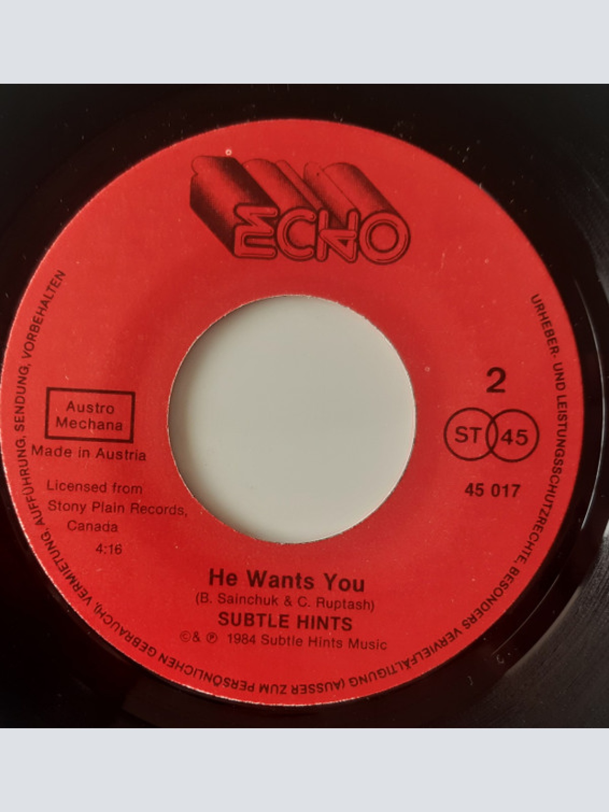 Vinyl / Subtle Hints - Secret Holiday