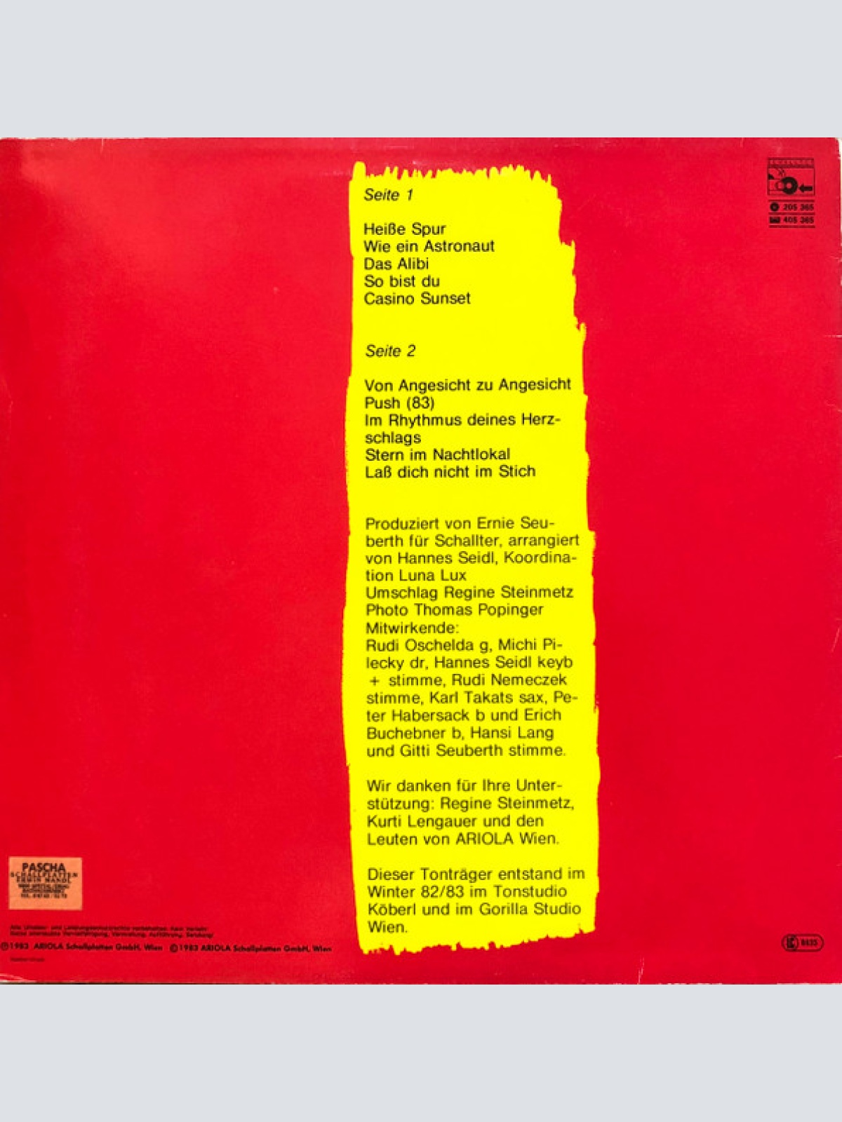 Vinyl / Minisex - Heiße Spur