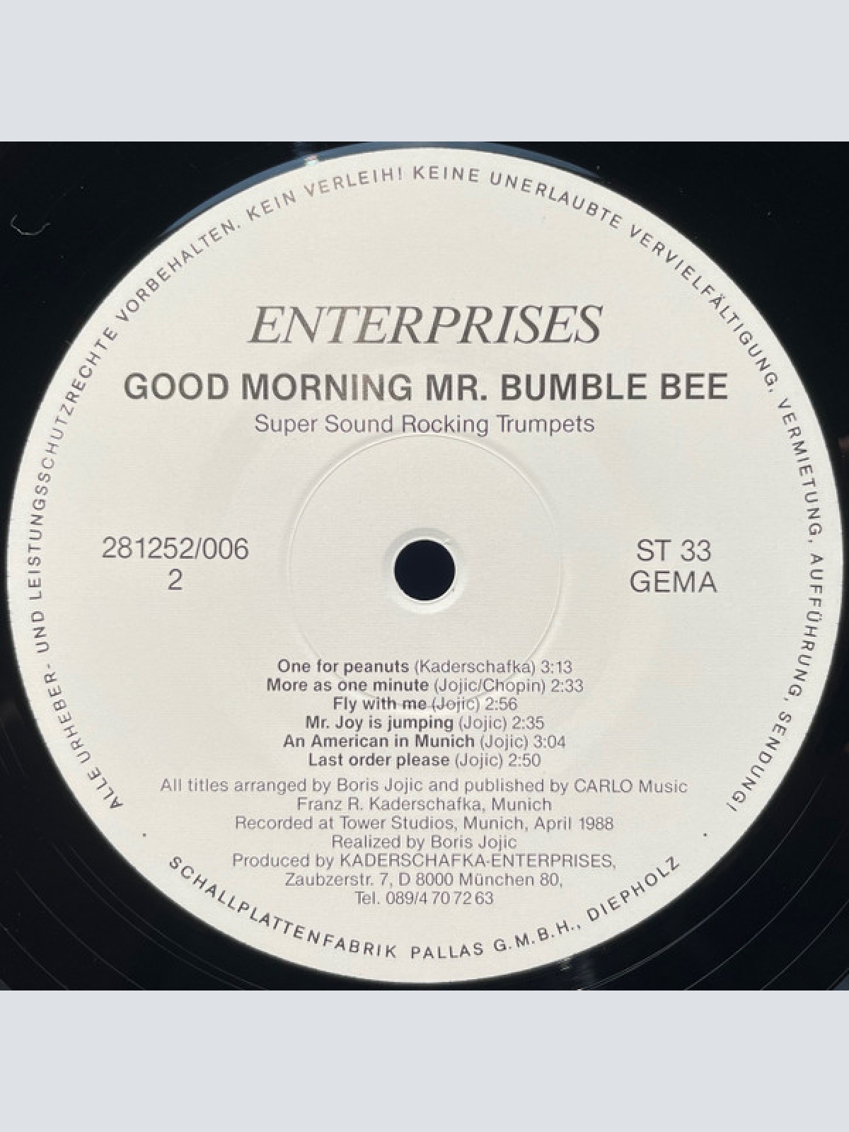Vinyl / Super Sound Rocking Trumpets - Good Morning Mr. Bumble Bee