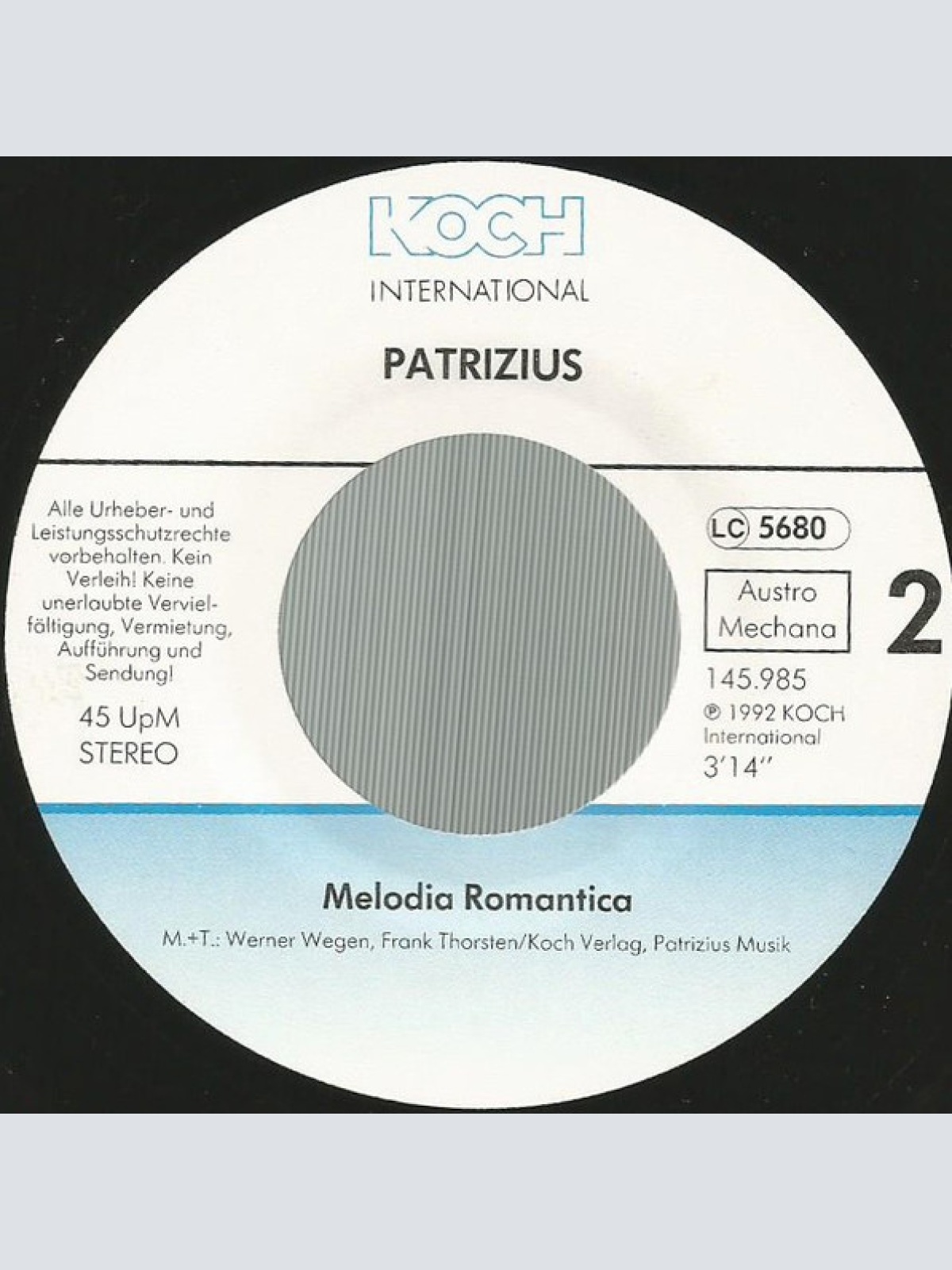 Vinyl / Patrizius - Führ' Deine Frau Mal Wieder Aus