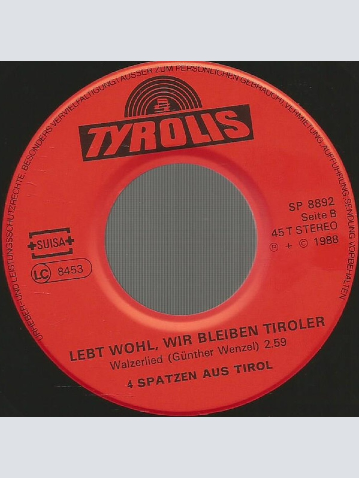 Vinyl / Die 4 Spatzen Aus Tirol* - Herzliche Grüße