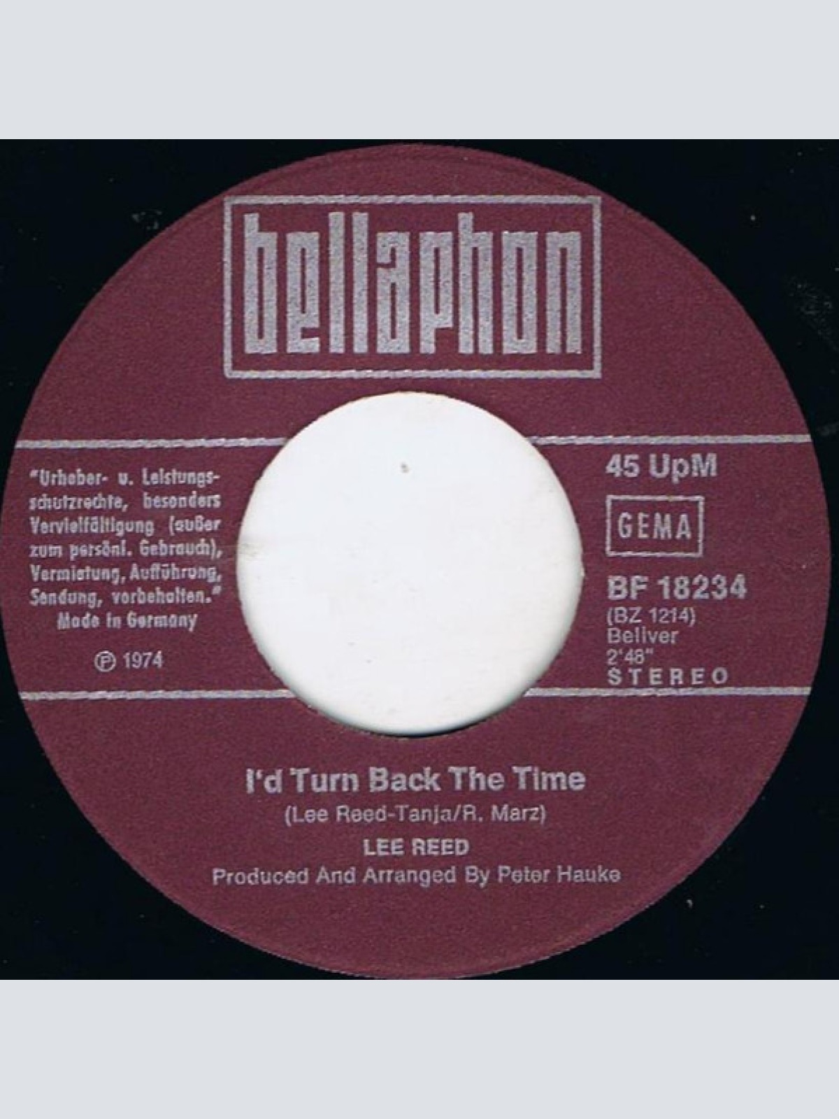 Vinyl / Lee Reed - Shlick Shlack Boom Boom