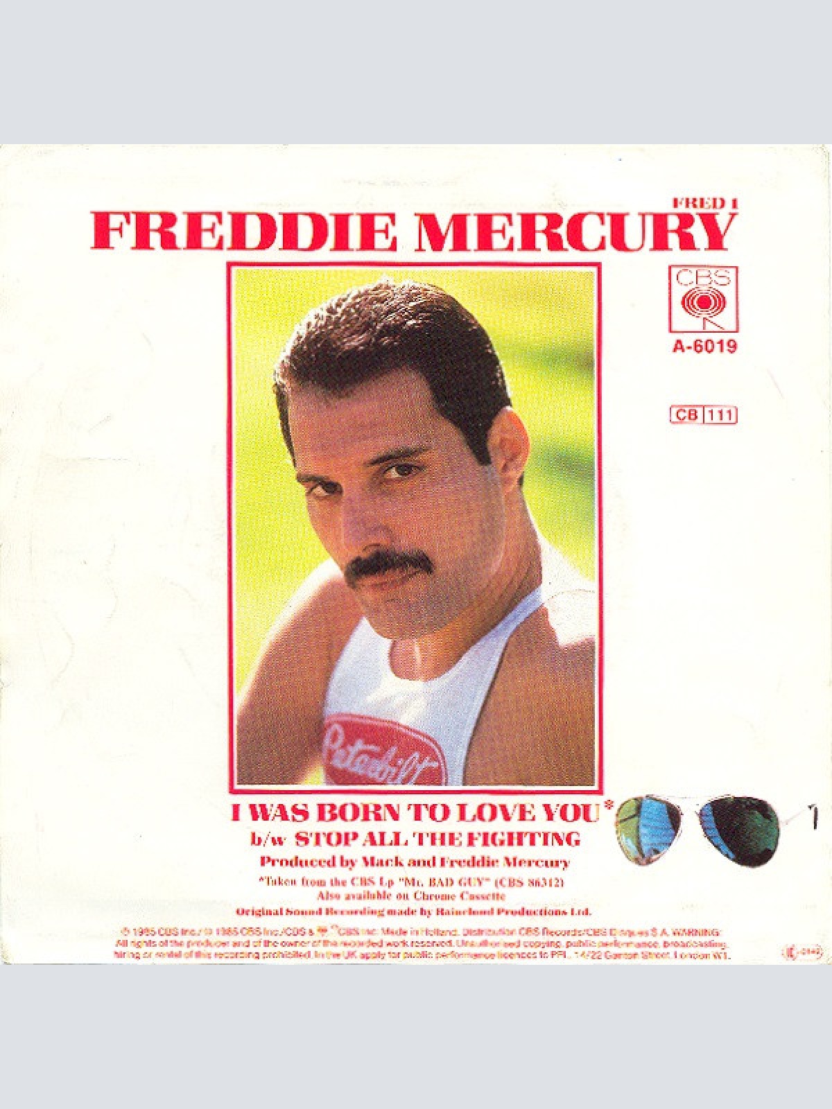 Vinyl / Freddie Mercury - I Was Born To Love You
