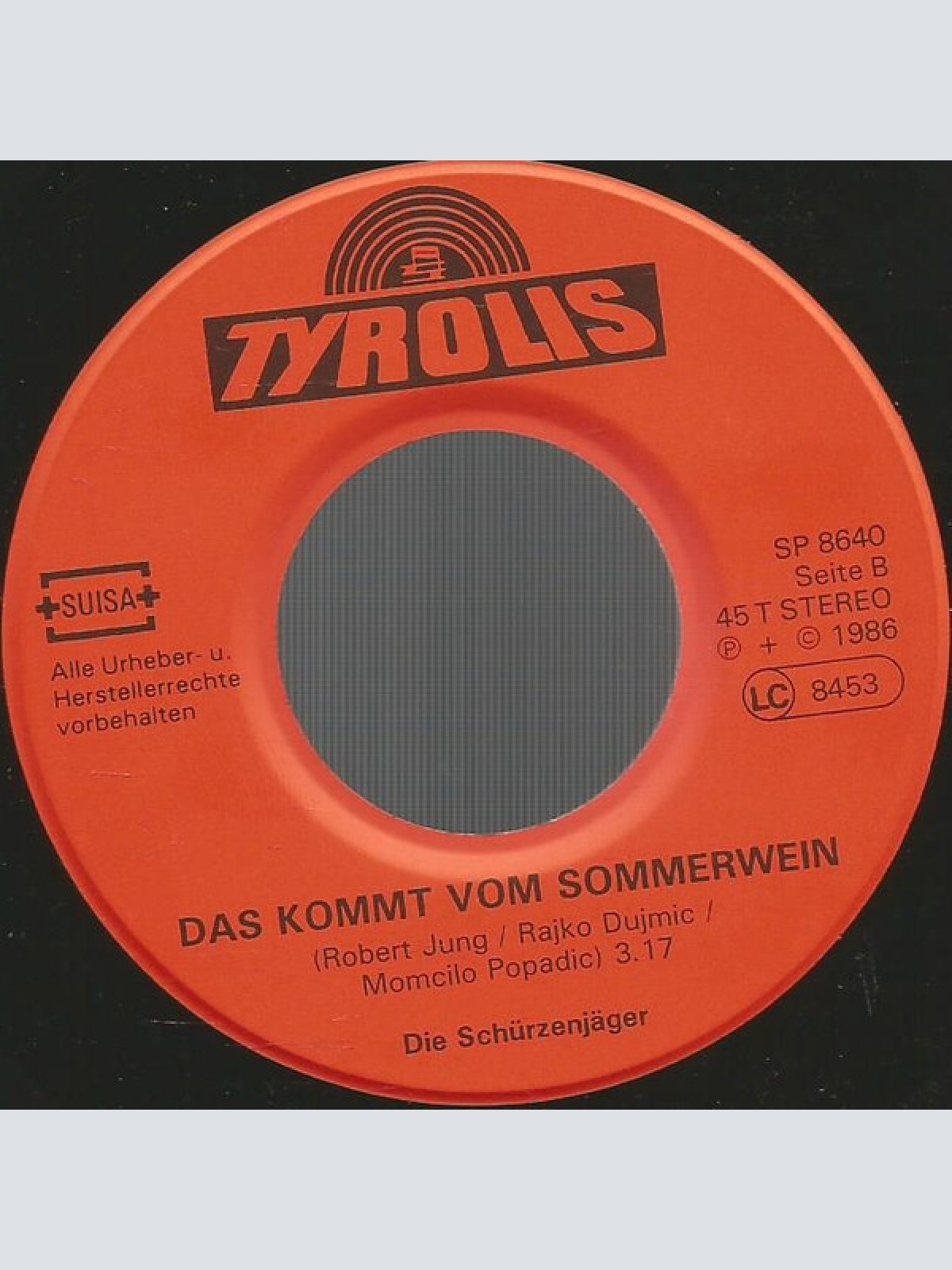 Vinyl / Die Schürzenjäger* - Rote Rosen Und Blaue Augen / Das Kommt Vom Sommerwein