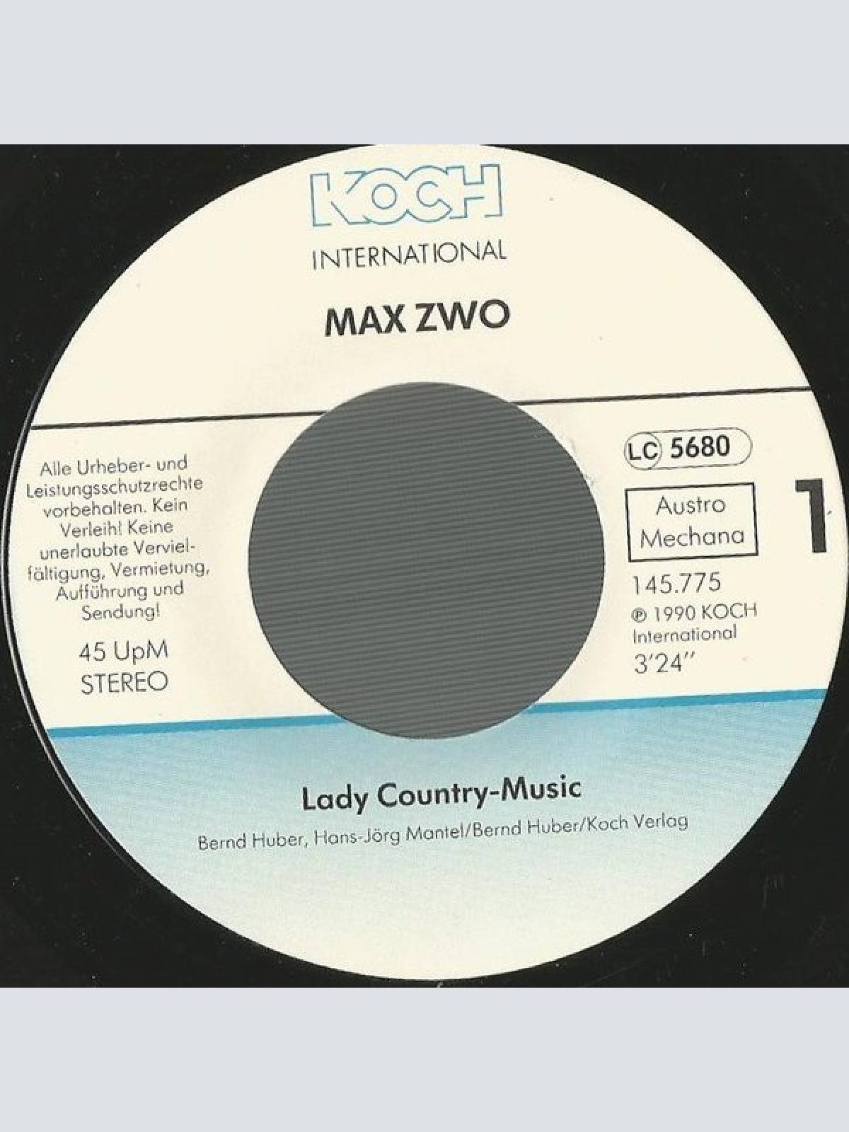Vinyl / Max Zwo - Lady Country-Music