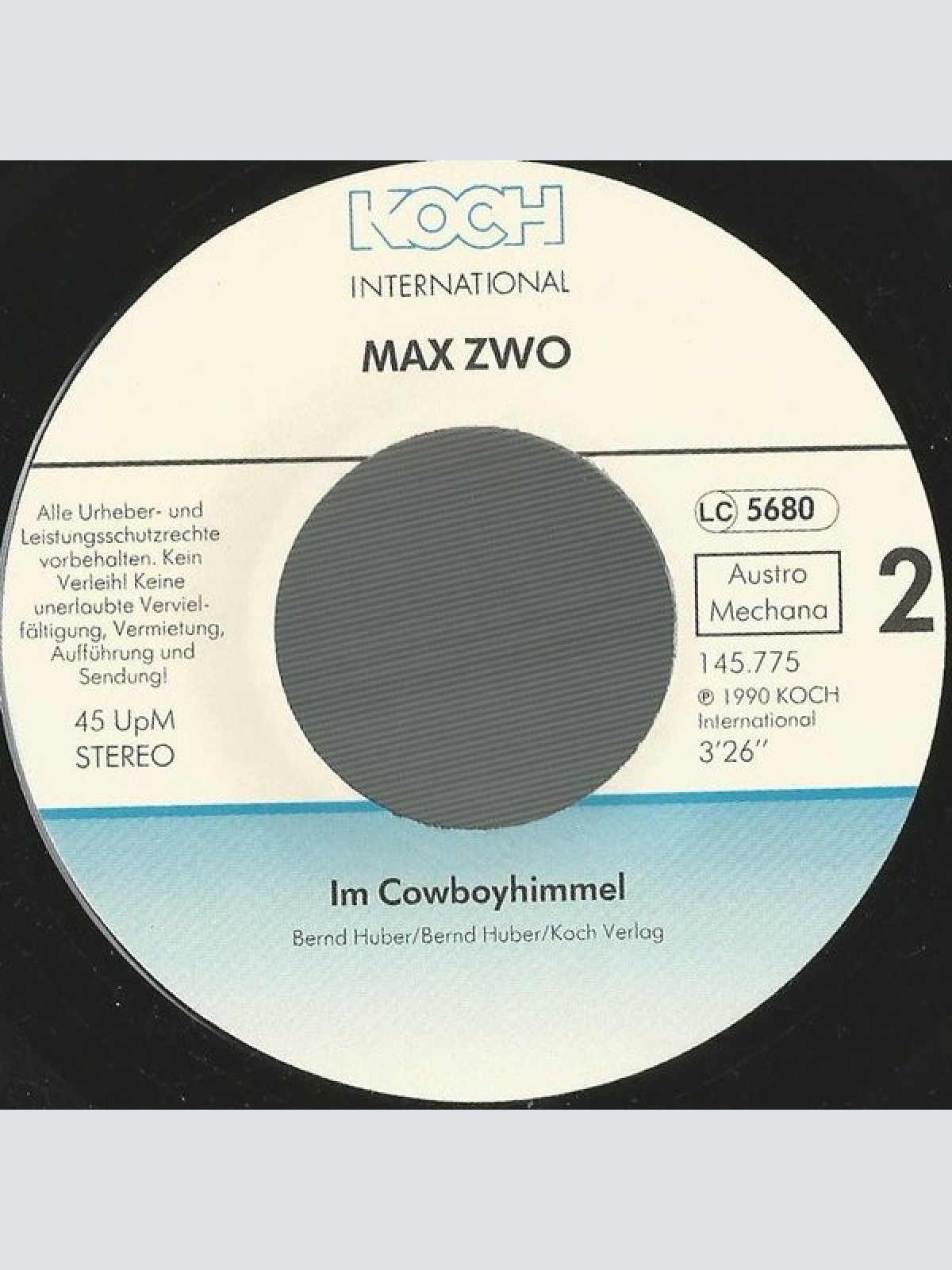 Vinyl / Max Zwo - Lady Country-Music