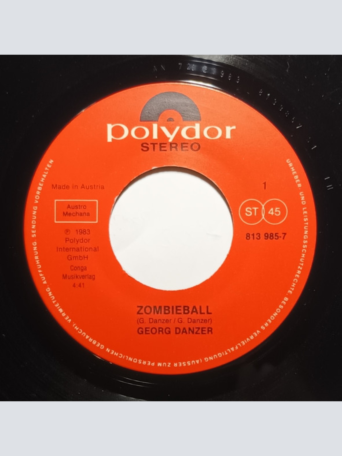 Vinyl / Georg Danzer - Zombieball