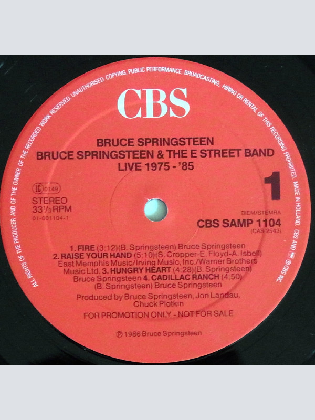 Vinyl / Bruce Springsteen & The E Street Band* - Live/1975-85