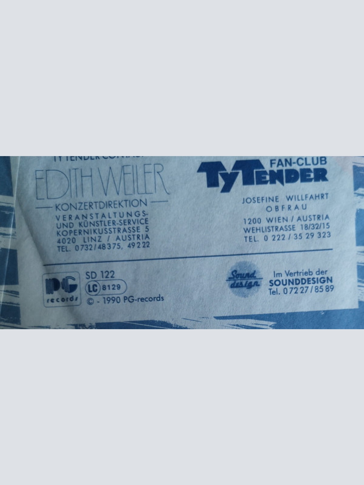 Vinyl / Ty Tender & The Rockin' Fifties - Mr. Blue