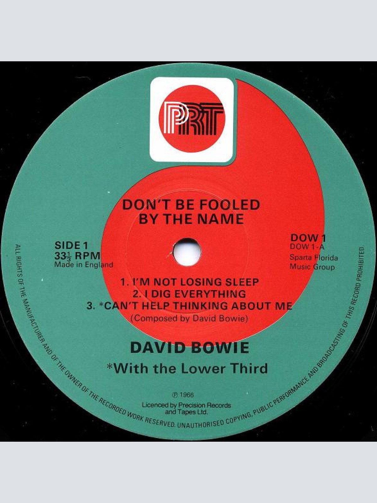 Vinyl / David Bowie - Don't Be Fooled By The Name