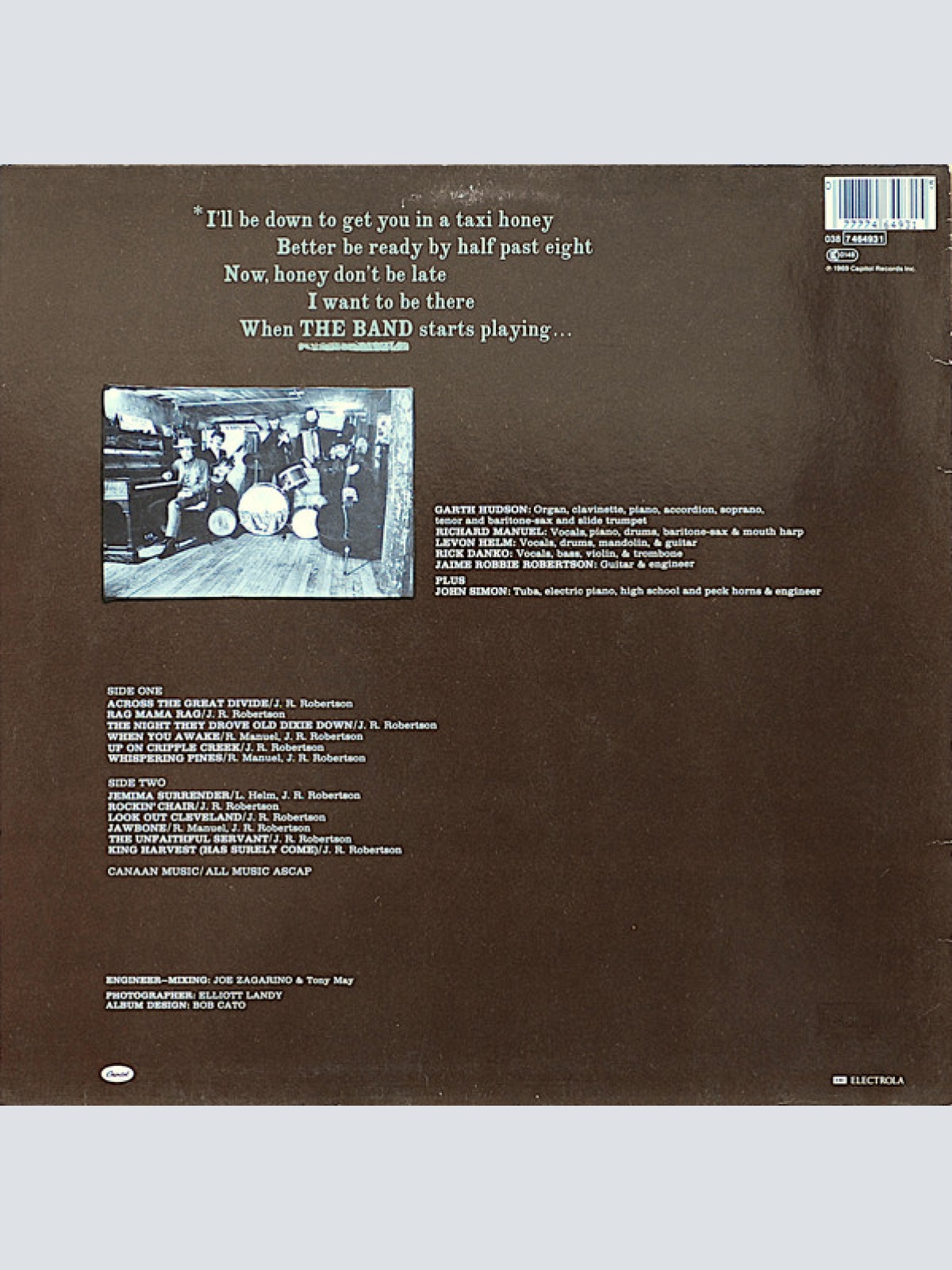 Vinyl / The Band - The Band