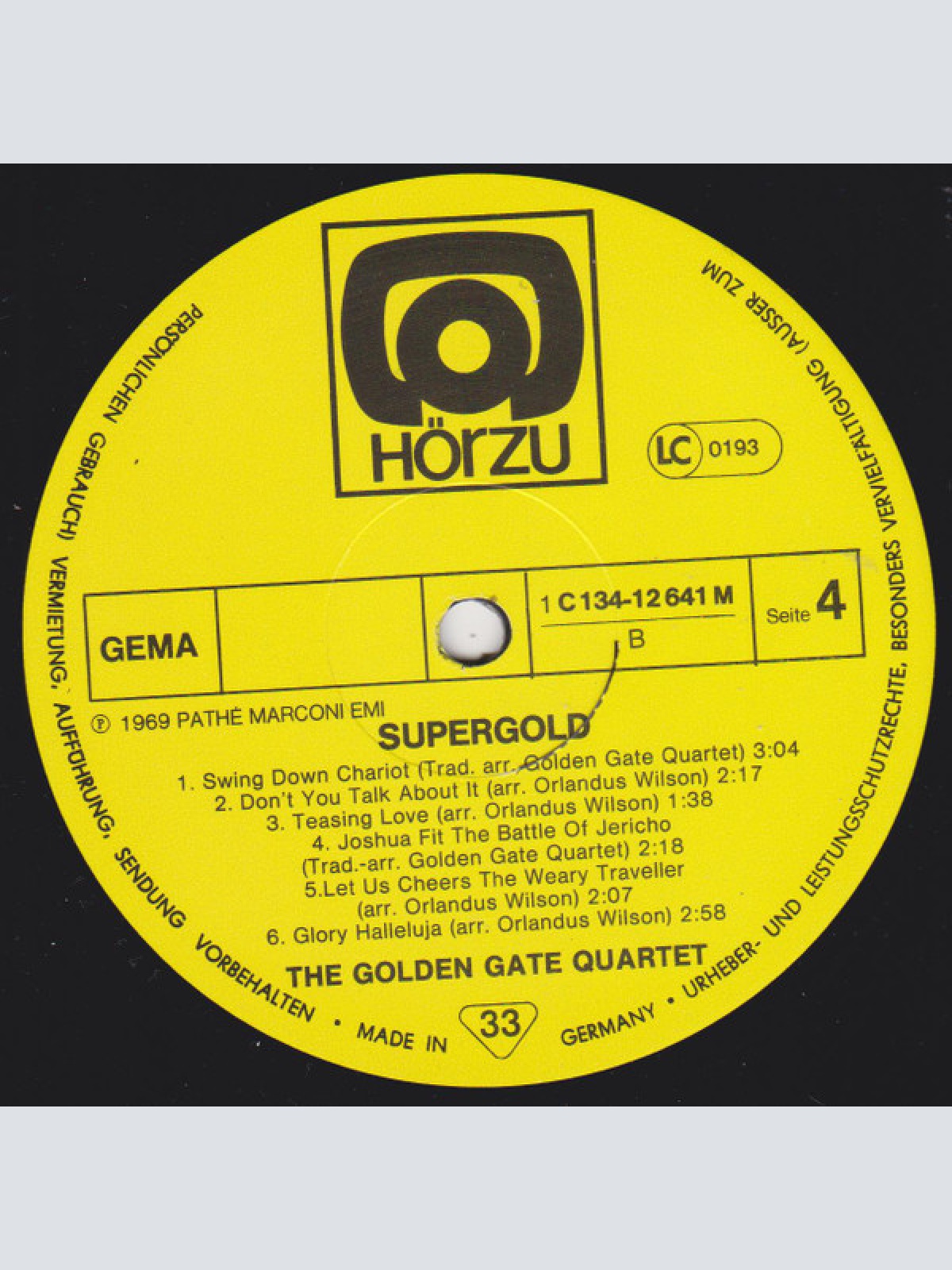 Vinyl / The Golden Gate Quartet - Super Gold