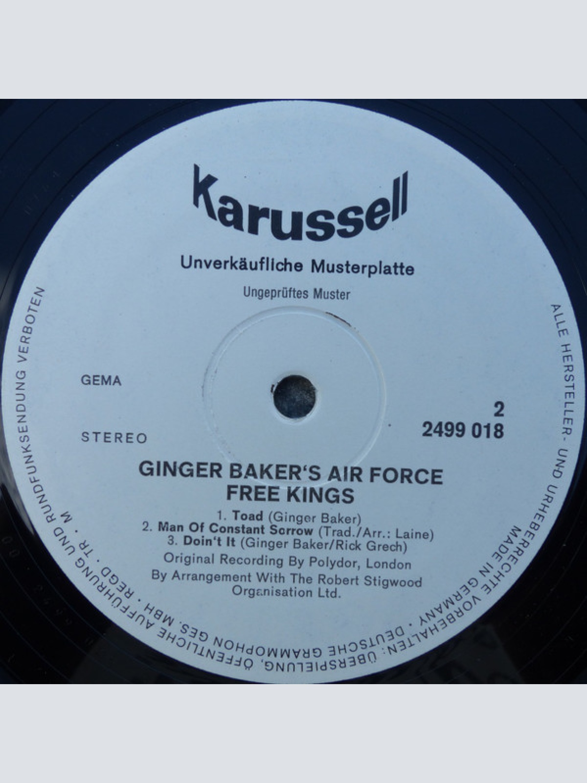Vinyl / Ginger Baker's Air Force - Free Kings