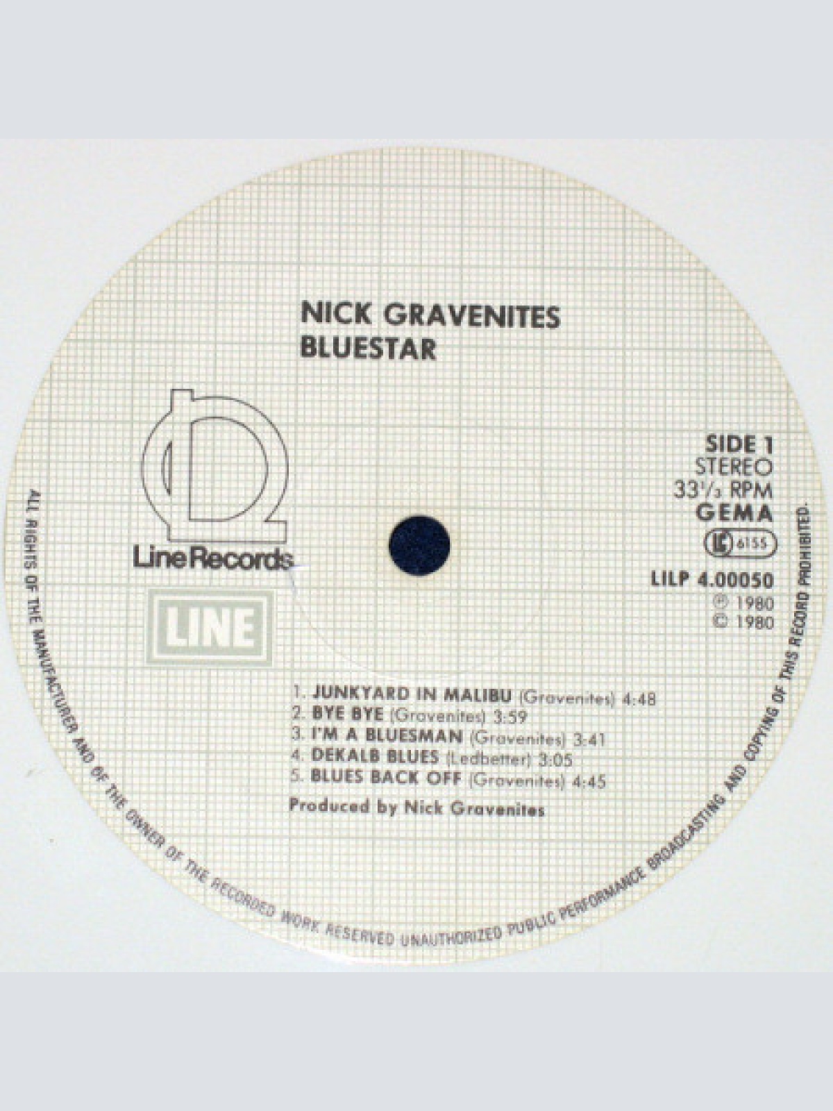 Vinyl / Nick Gravenites - Bluestar