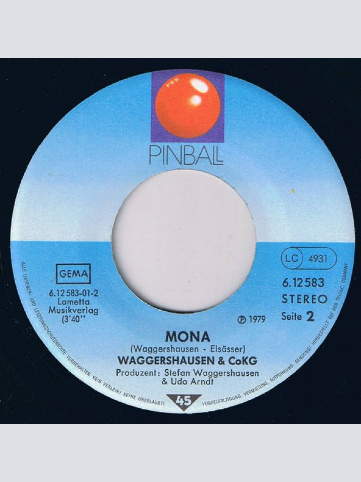 Vinyl / Waggershausen & Co KG* - Sie Ist Wieder Da / Mona