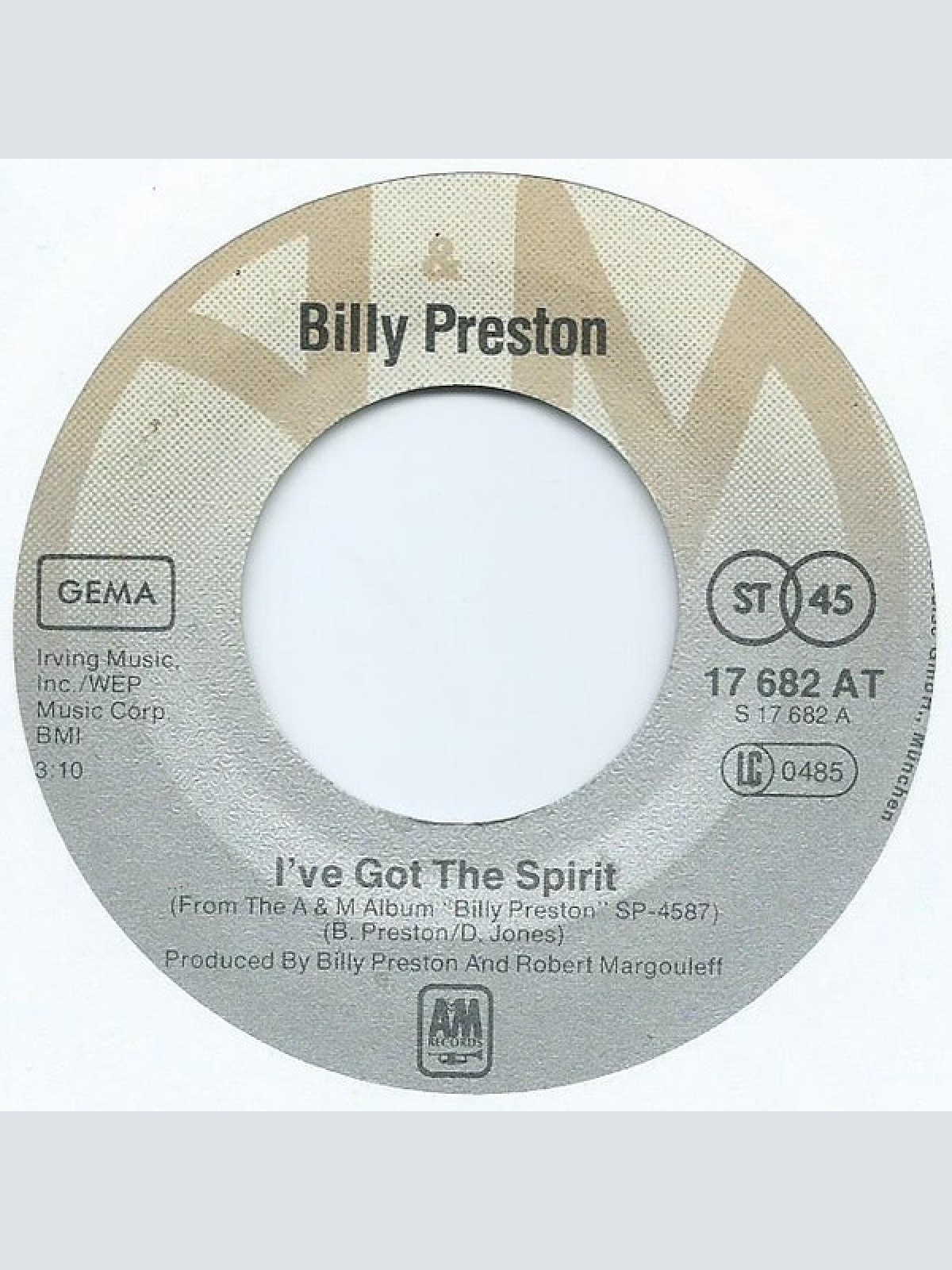 Vinyl / Billy Preston - I've Got The Spirit