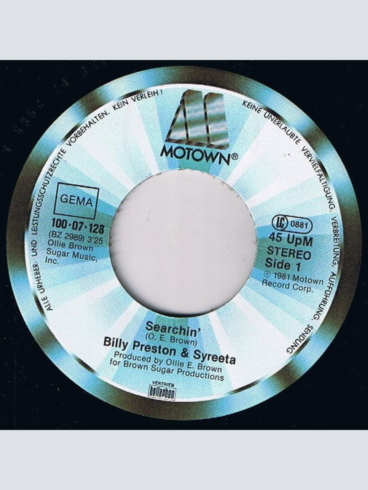 Vinyl / Billy Preston & Syreeta - Searchin'