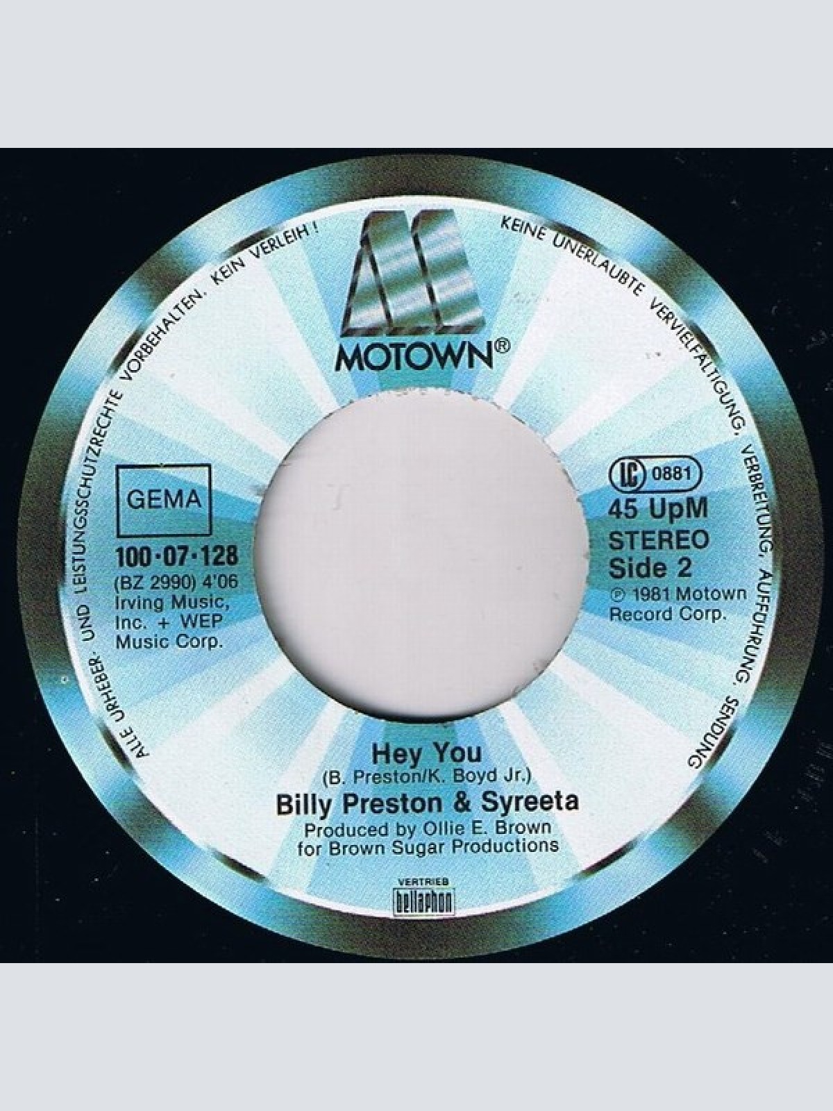 Vinyl / Billy Preston & Syreeta - Searchin'