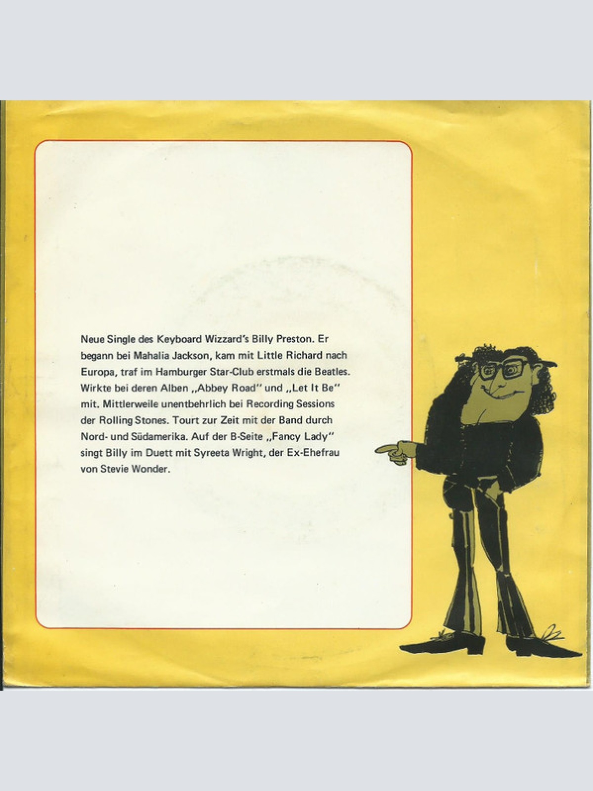 Vinyl / Billy Preston - That's Life / Fancy Lady