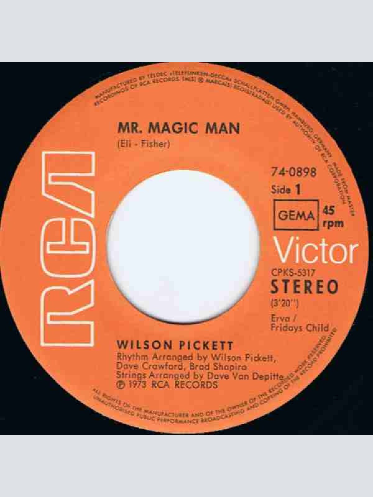 Vinyl / Wilson Pickett - Mr. Magic Man