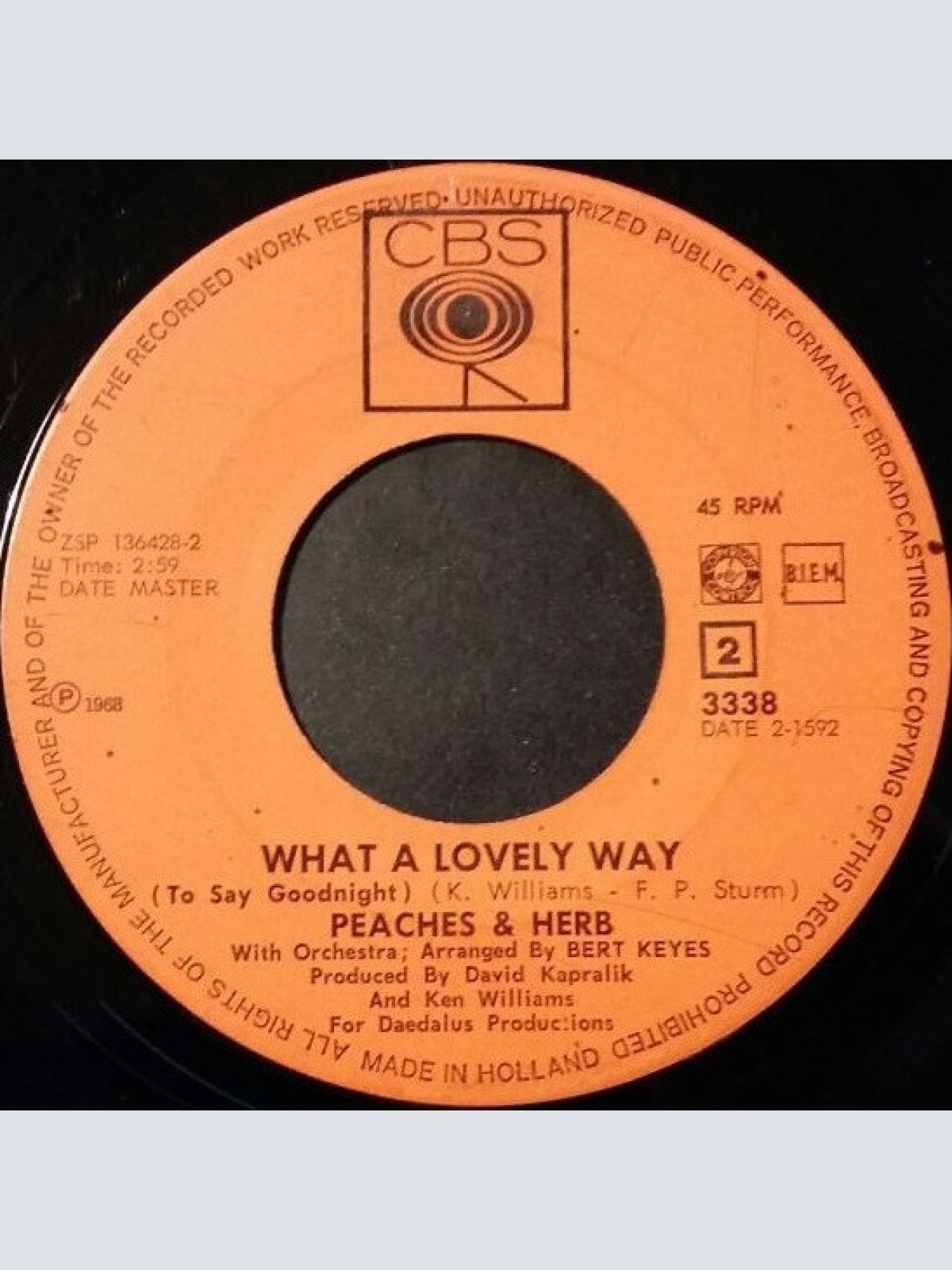 Vinyl / Peaches & Herb - The Ten Commandments Of Love