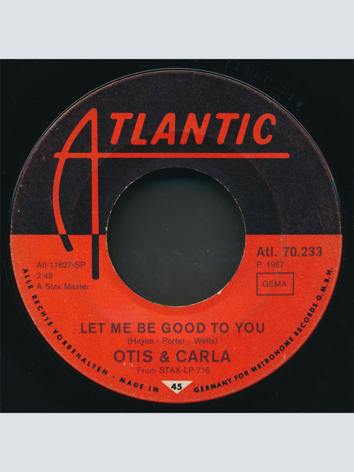 Vinyl / Otis* & Carla* - Knock On Wood