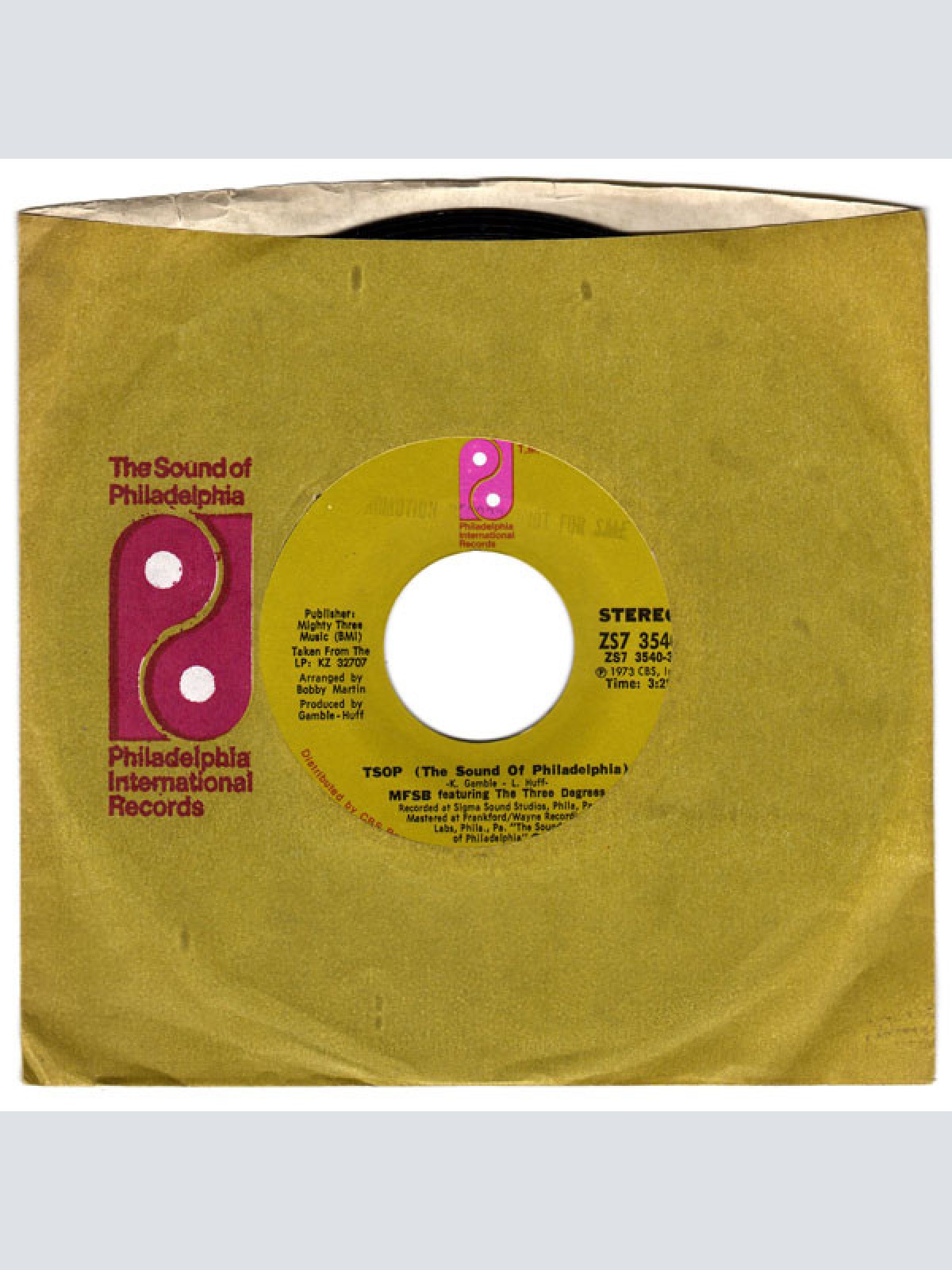 Vinyl / MFSB Featuring The Three Degrees - TSOP (The Sound Of Philadelphia)