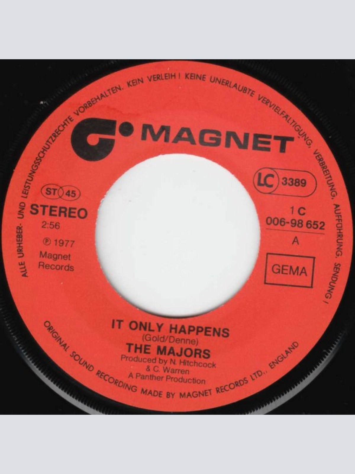 Vinyl / The Majors (2) - It Only Happens