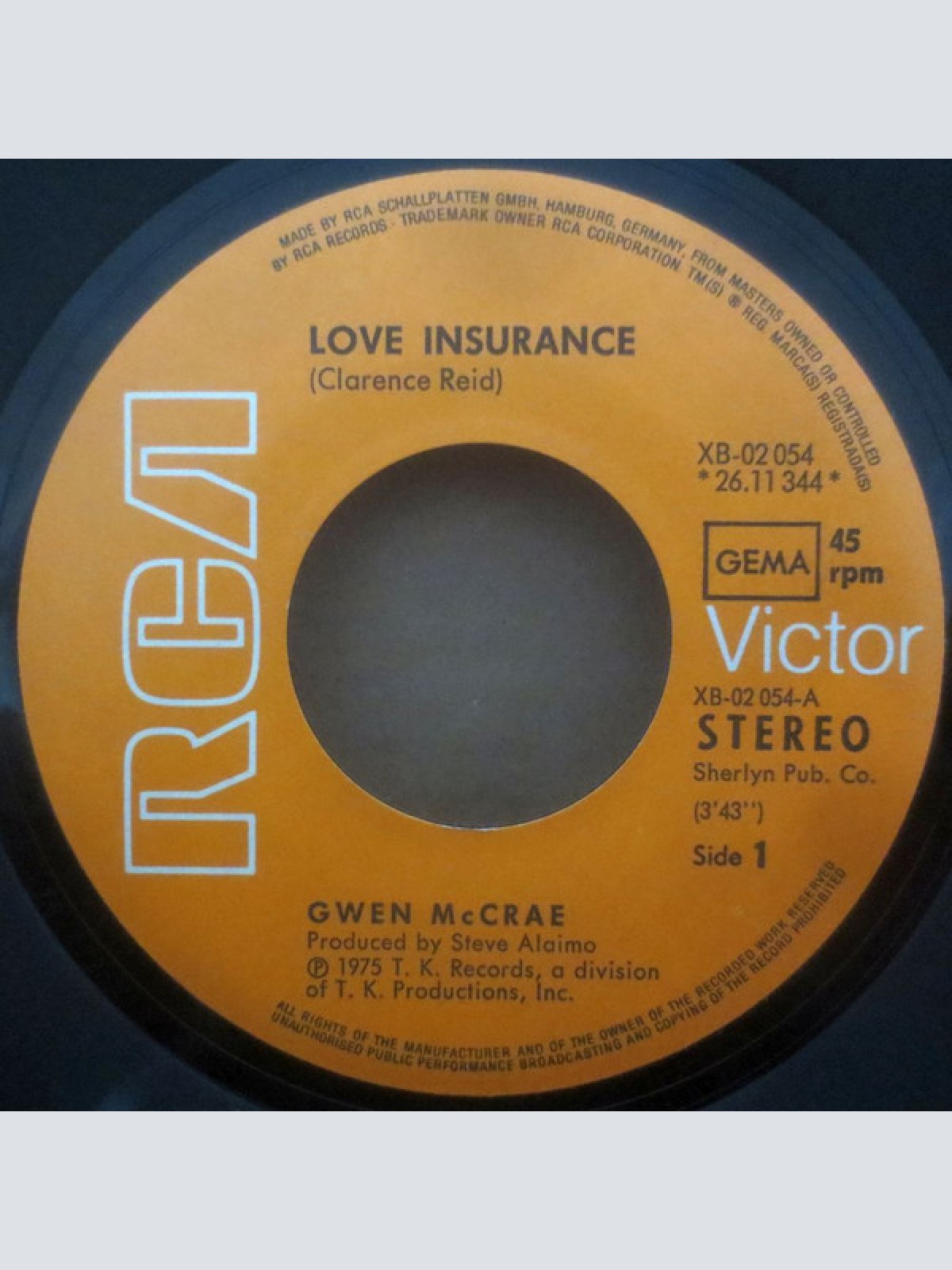 Vinyl / Gwen McCrae - Love Insurance