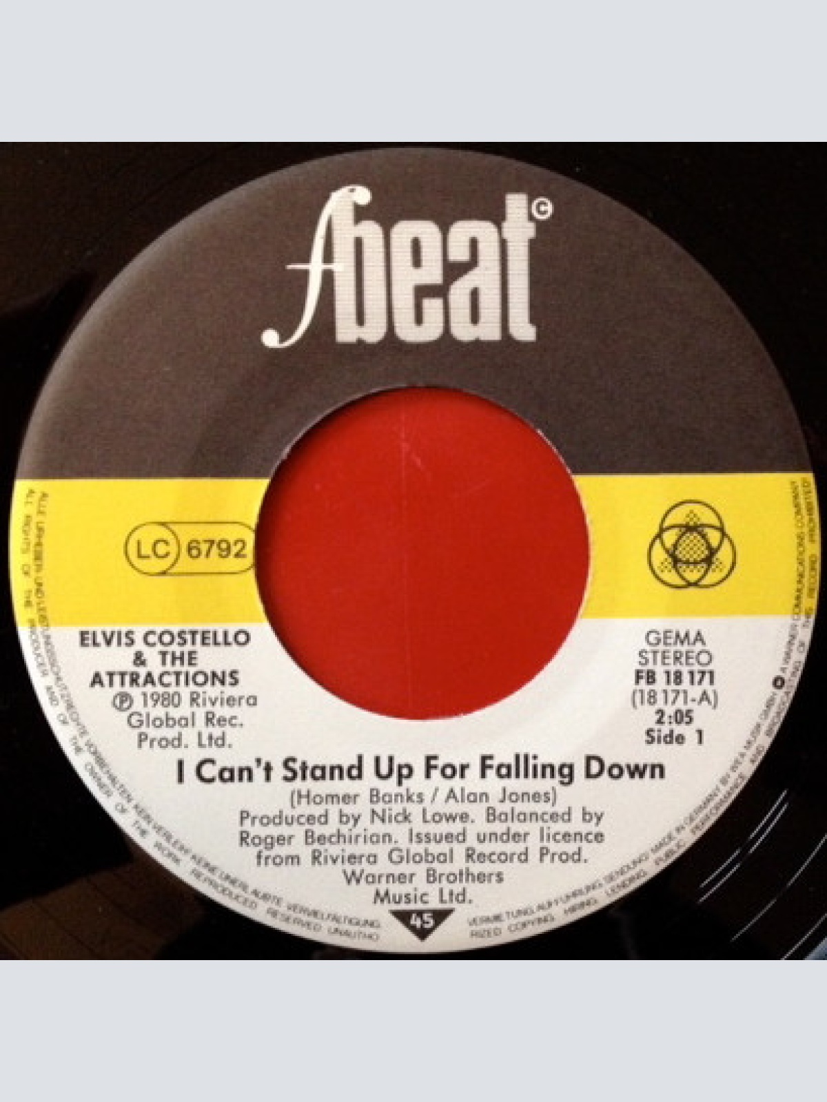 Vinyl / Elvis Costello And The Attractions* - I Can't Stand Up For Falling Down