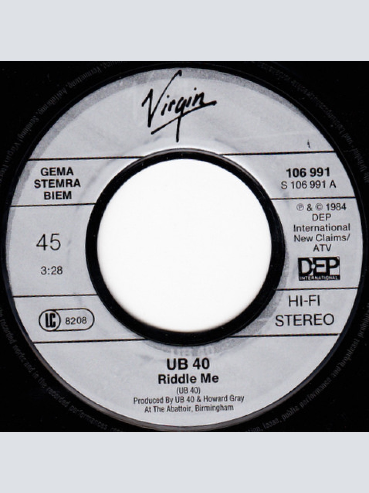 Vinyl / UB 40* - Riddle Me