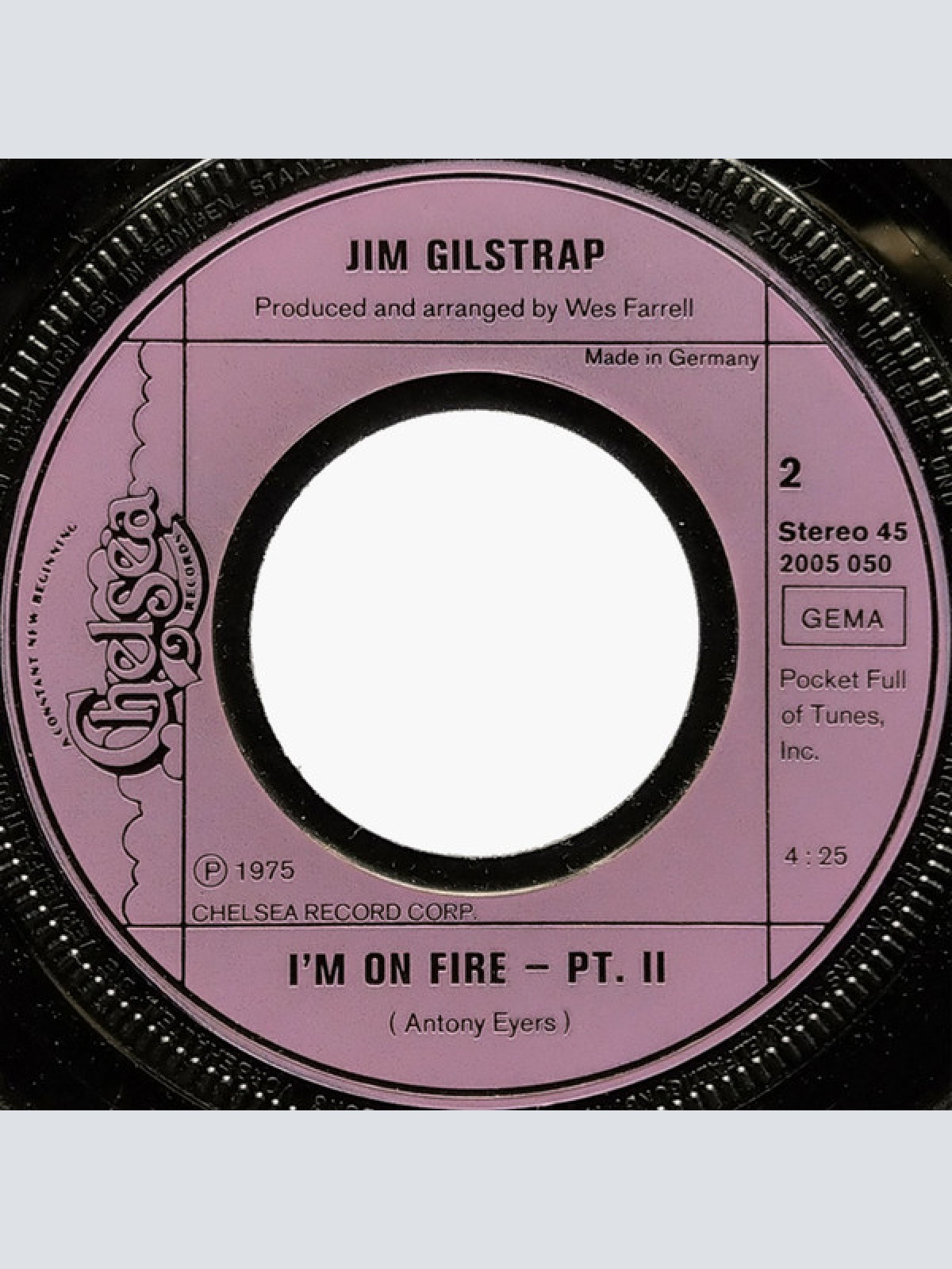Vinyl / Jim Gilstrap - I'm On Fire