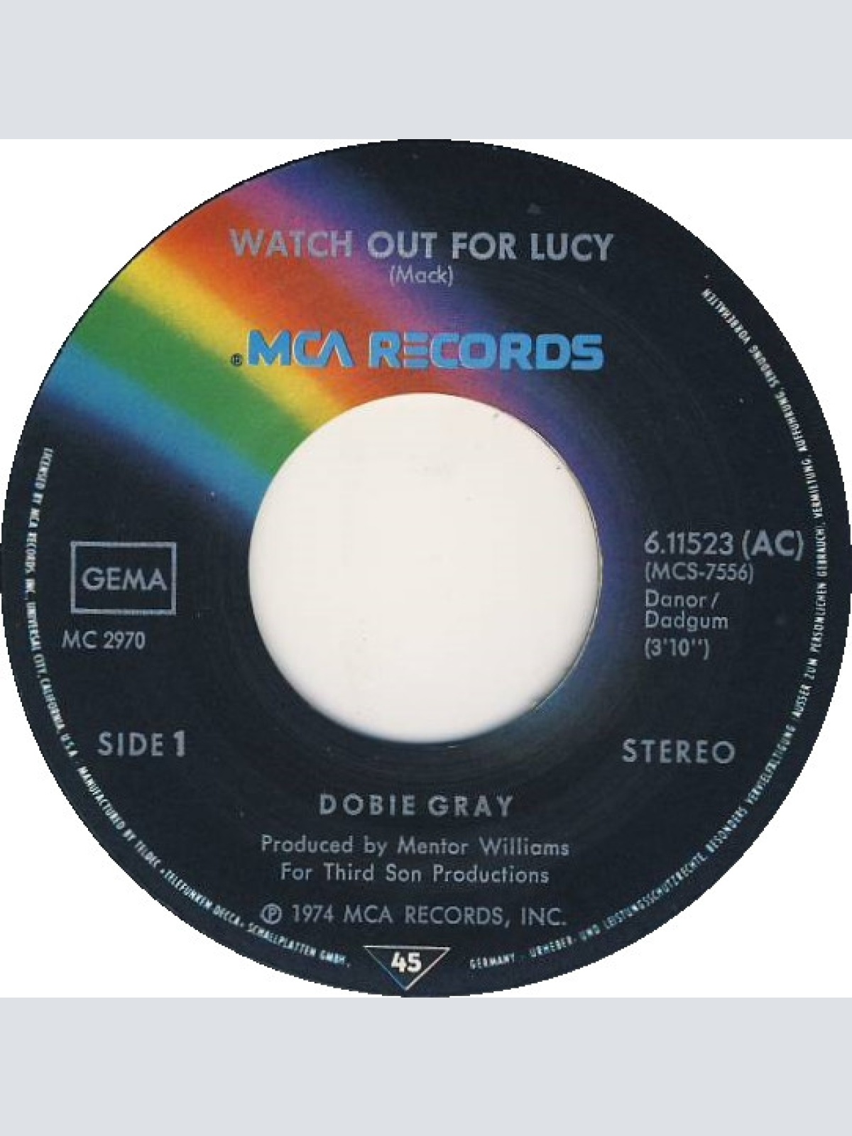 Vinyl / Dobie Gray - Watch Out For Lucy