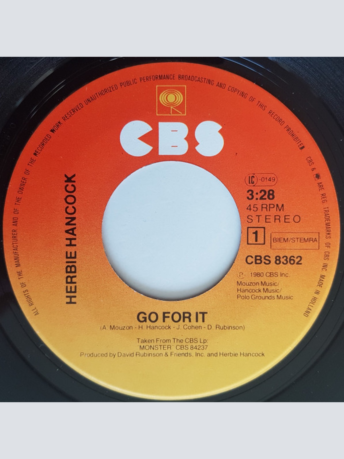 Vinyl / Herbie Hancock - Go For It
