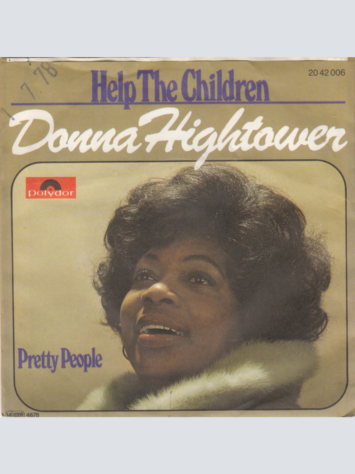 Vinyl / Donna Hightower - Help The Children