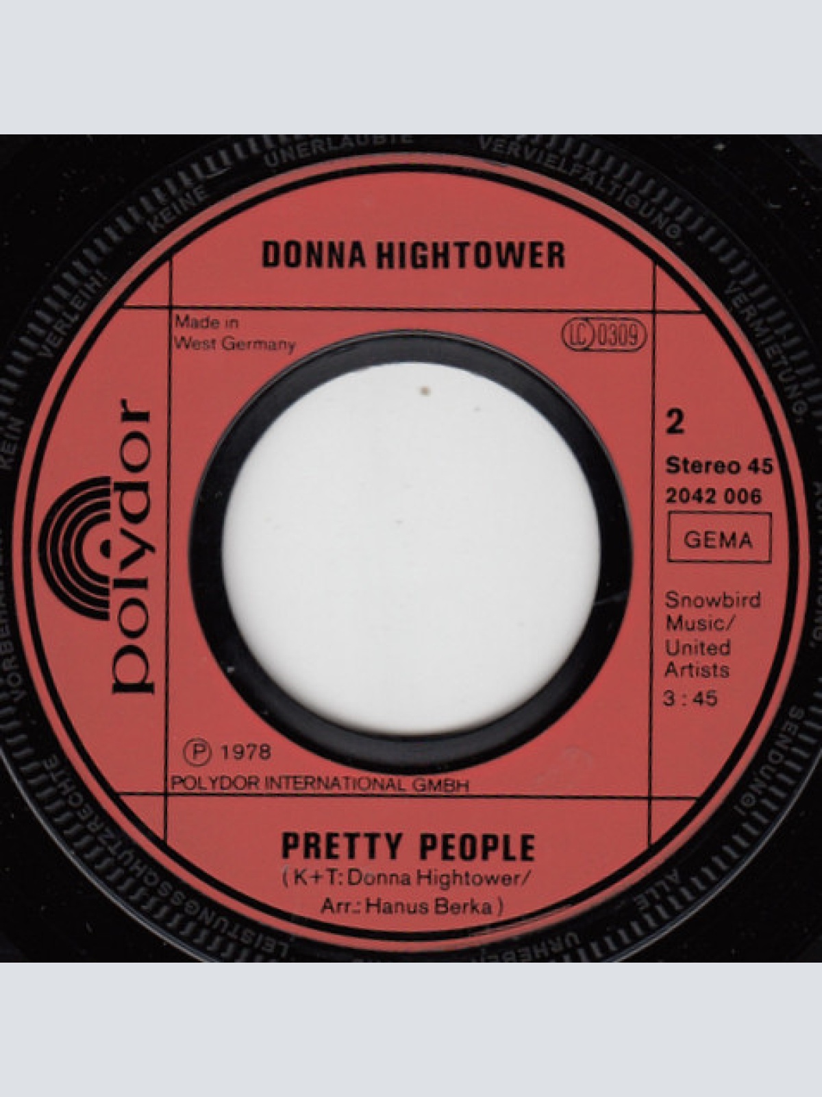 Vinyl / Donna Hightower - Help The Children