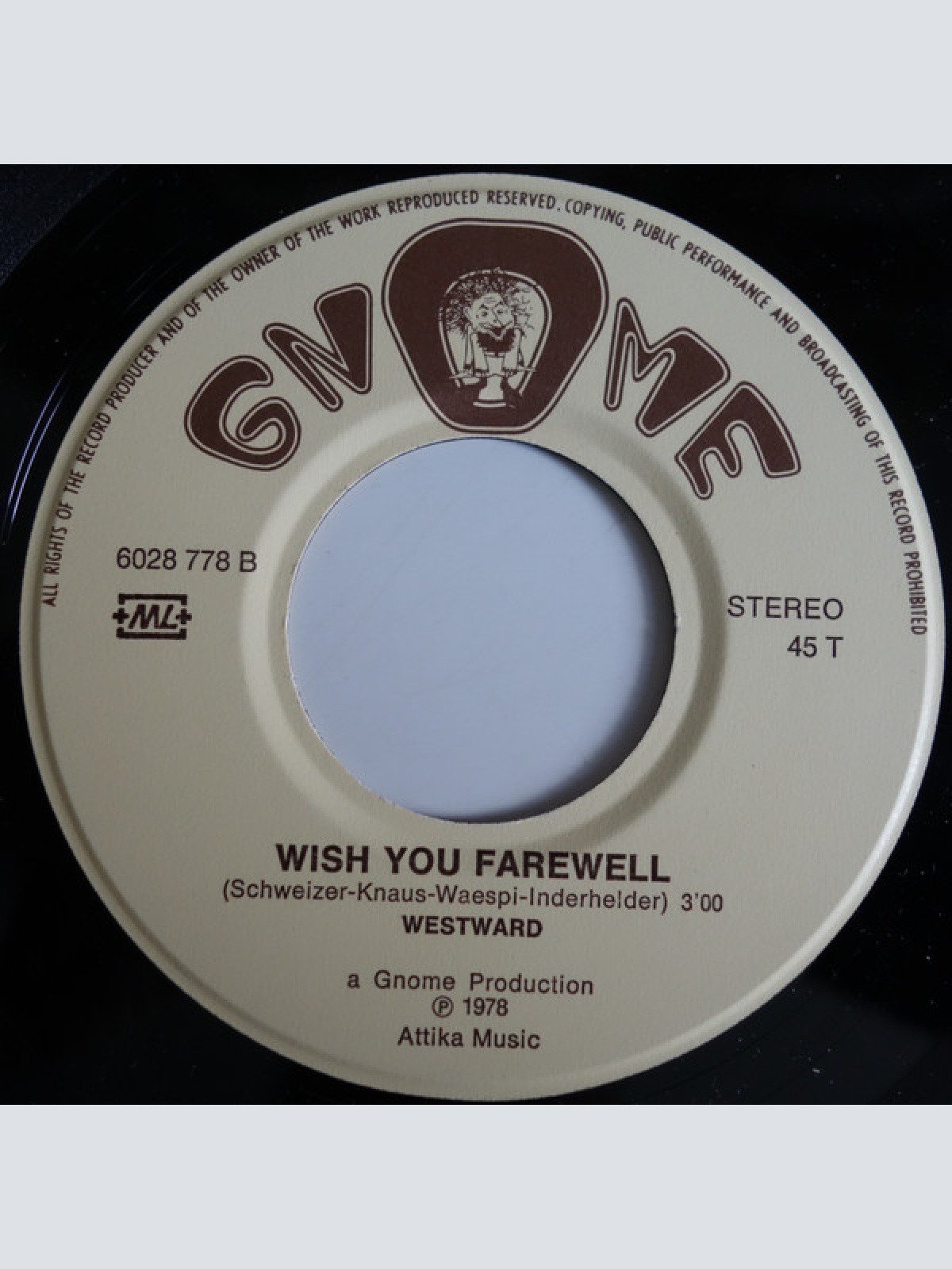 Vinyl / Westward - A Place In Town